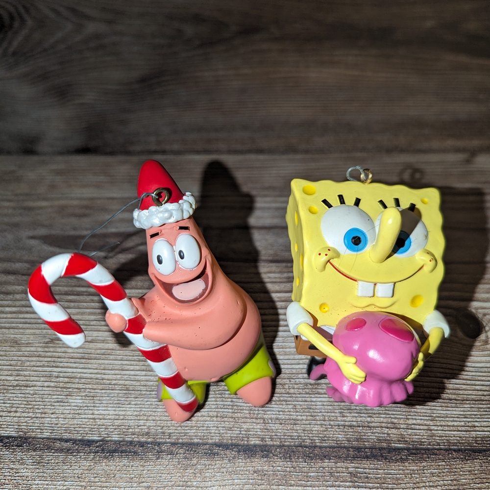 SpongeBob and Patrick Christmas Ornaments 2006